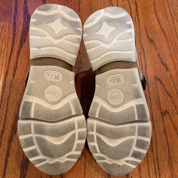 Chloe Sonnie Low Top Women's Sneaker | Tan Orange | Size EU 39/US 9 - Picture 14 of 14